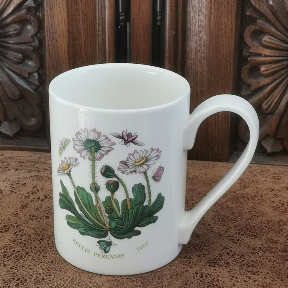 Pair Of Portmeirion "Botanic Garden" Butterfly & Floral Mugs - Picture 2 of 6